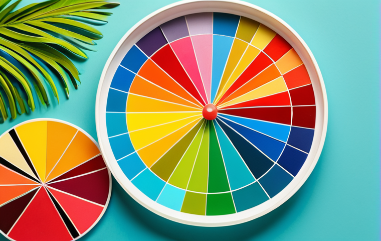 **
"A vibrant design illustration showcasing color psychology. Energetic reds next to calming blues, natural greens, and joyful yellows. Incorporate a color wheel with complementary and analogous color palettes. Modern, clean design, focus on the emotional impact of color, illustration."
**