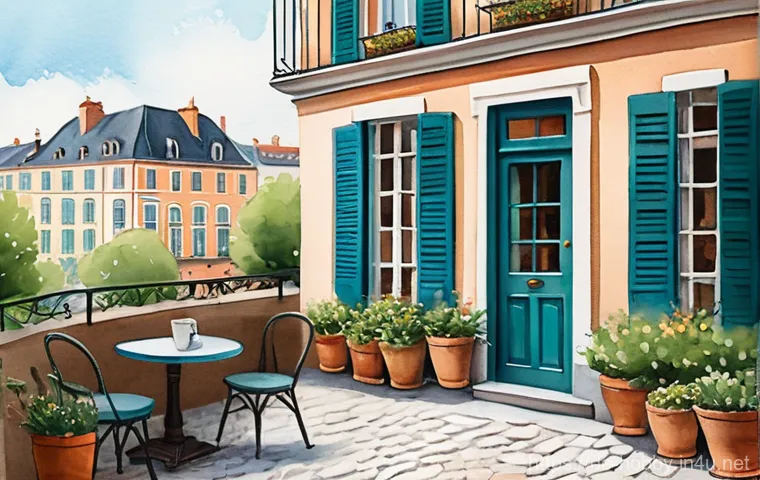 디자인 일러스트 기법 - **Prompt:** A digital illustration in a cozy, warm, and inviting style, capturing a serene café scen...