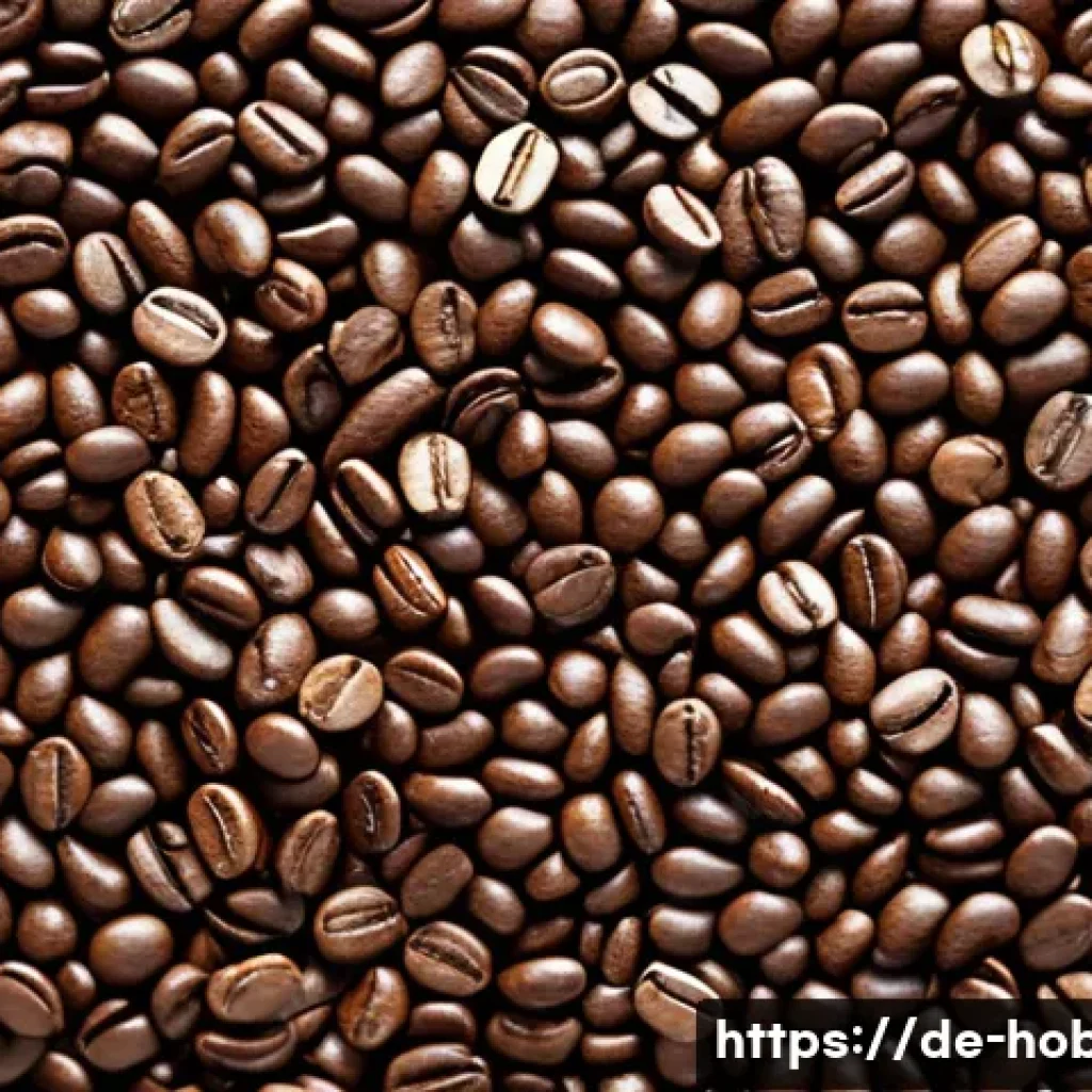 커피 콩 아트 - A close-up, highly detailed image of an intricate natural pattern made entirely of medium-roasted co...